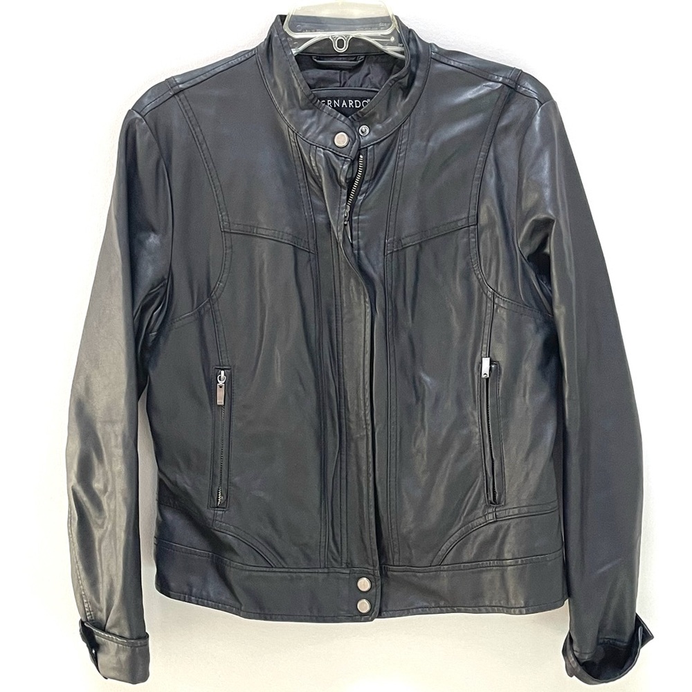 Black Vegan Leather Jacket